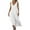 White, variant on Mgmyaa Women's Summer Casual Dress V Neck Sleeveless Long Dress Flowy Swing Maxi Beach Dress