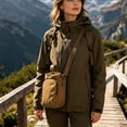 thumbnail image 2 of AZXY Water Bottle Crossbody Bag for Women, Green Outdoor Sports Shoulder Purse, 2-in-1 Nylon Sling Bag with Adjustable Strap, Phone & Coin Pouch for Hiking, Travel & Daily Use, 2 of 7