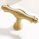 thumbnail image 5 of 3X Tiradores de Cajón de Latón de Lujo con Luz Francesa, Herrajes para Muebles, Manijas Doradas para Gabinetes de Cocina, Orificio Único en T, 5 of 5