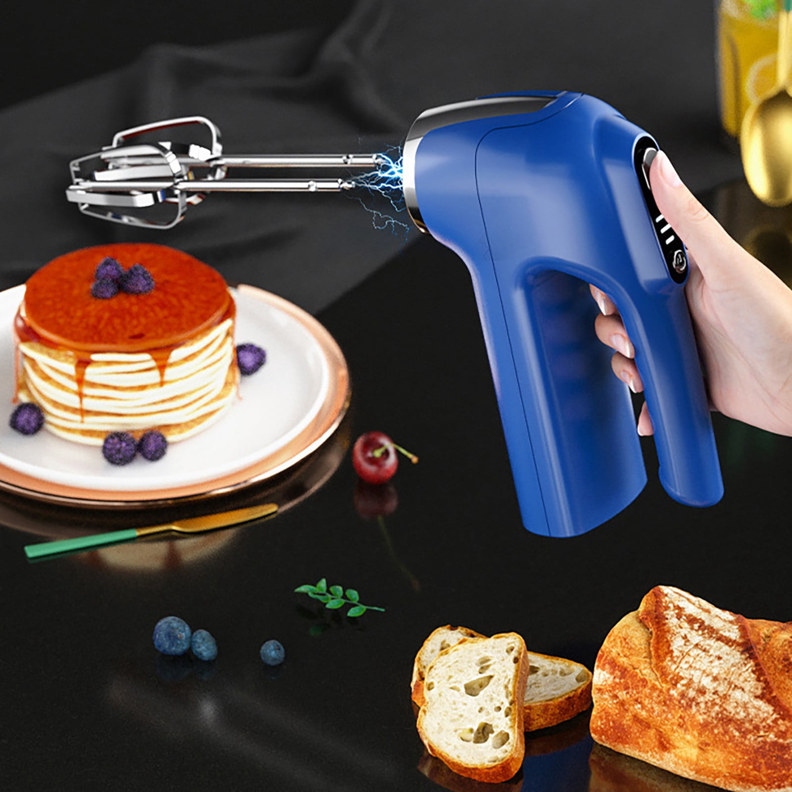 Powerful Hand Mixer, 3-Speed Hand Held Mixer for Baking, Lightweight Stainless Hand , Kitchen Mixer for , Cookies, 1 Pcs, 7.2x4.72"