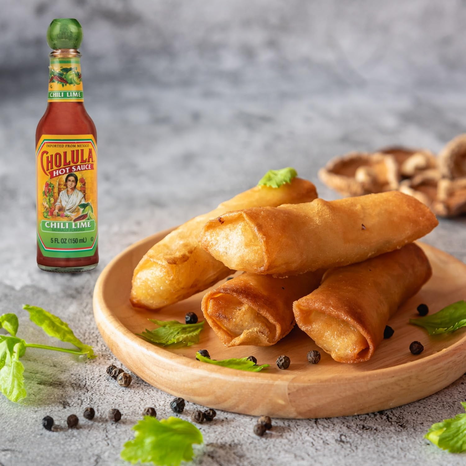 Cholula Chili Lime Hot Sauce, Mild Flavorful Hot Sauce, 5oz (12 Pack)