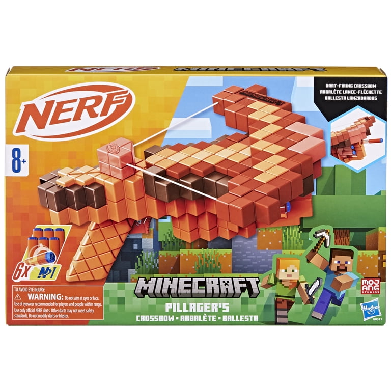 Nerf Minecraft Pillager's Crossbow Dart Blaster, Ages 8+ photo 5