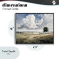 thumbnail image 4 of Stupell Industries Transitional Pretty Hills with Solitary Tree Black Framed Giclee Art, 20 x 16, by Franklyn Gregory, 4 of 8