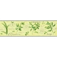 thumbnail image 3 of York Wallcoverings KH7038B Kitchen and Bath Aromatique Border, Tan/Red/Light Taupe/Green/Golden Glow, 3 of 5