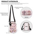 thumbnail image 6 of HELLHERO Hummingbird Rose Polyester Travel Crossbody Purse Double-layer Daily Commute or Casual Outings Lightweight, 6 of 7