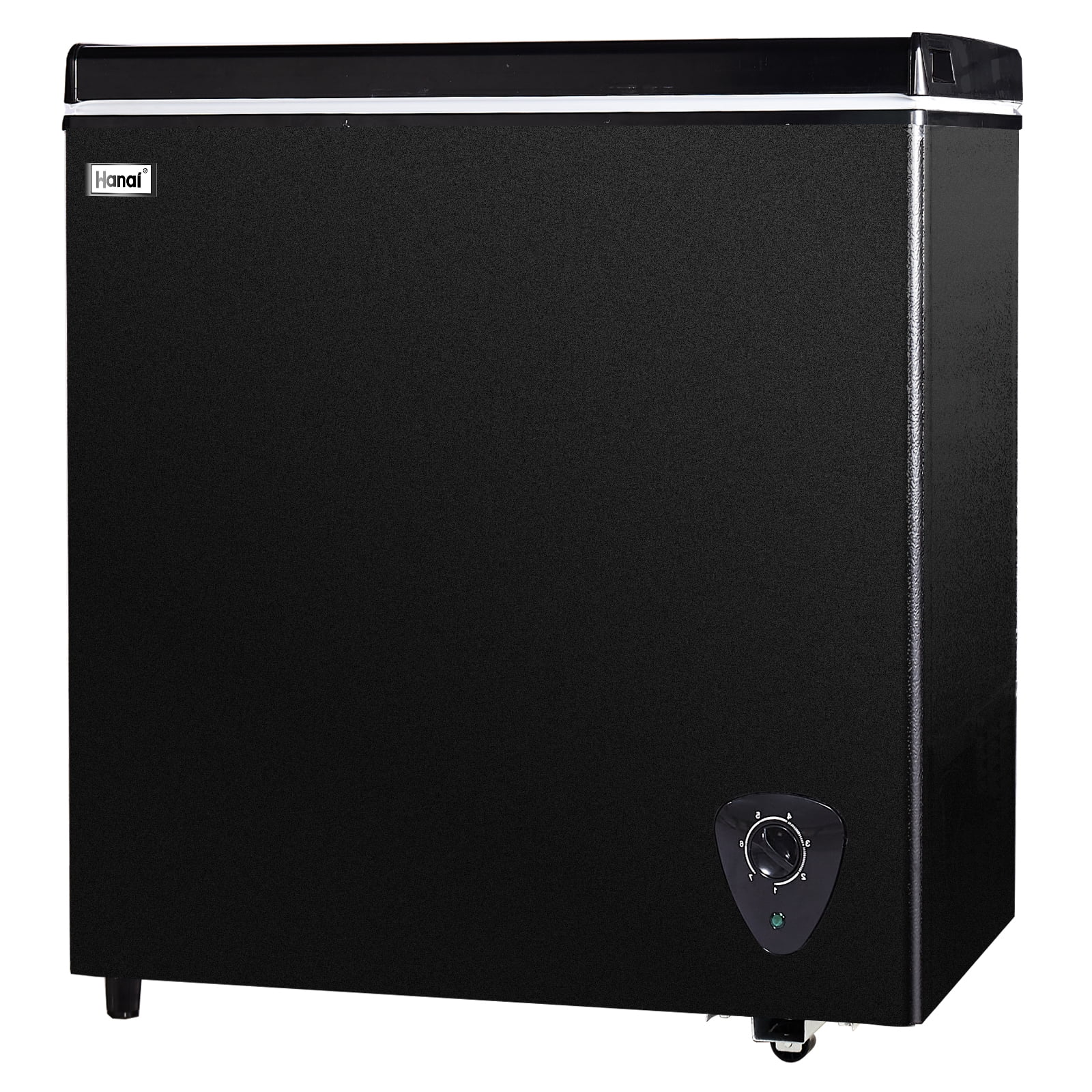 WANAI Chest Freezer 5 Cu.ft, Deep Freezer with Top Open Door ,Black