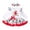 Red, variant on Enyan Baby Girls My First Christmas Outfit Newborn Infant 1st Xmas Princess Tutu Romper Dress Headband 2Pcs Clothing Set