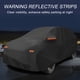 thumbnail image 5 of Funda de coche Unique Bargains 210D-PU Oxford, impermeable y a prueba de viento, protección solar con cremallera para Honda Prologue, 5 of 7
