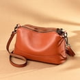 thumbnail image 4 of Bolso de mano 100% de cuero genuino para mujer, bandolera de piel de vaca suave de diseñador, a la moda, de lujo, 2021, 4 of 4