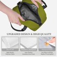 thumbnail image 3 of Disketp Olive Lonchera Térmica para Mujer y Hombre, Bolsa de Almuerzo Reutilizable e Impermeable para Trabajo, Viajes y Picnic, 3 of 7