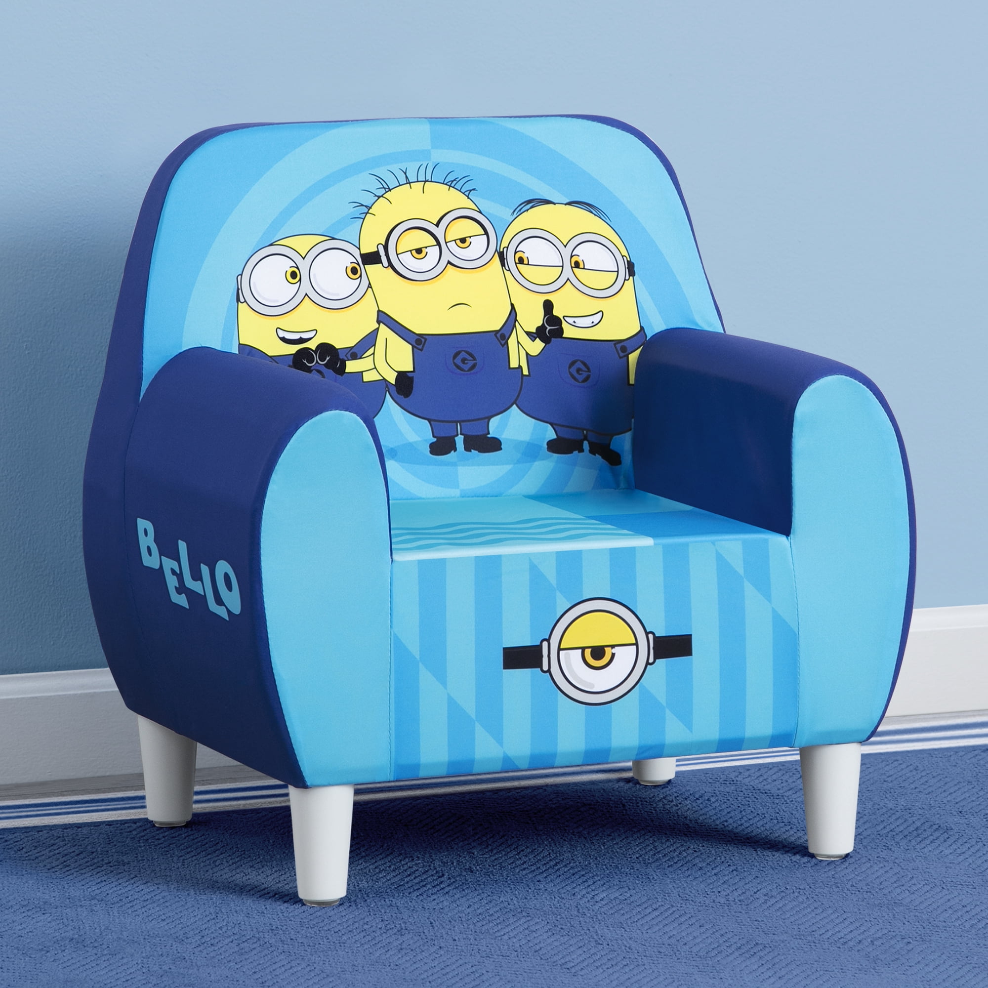 Minions Foam Chair by Delta Children, Blue