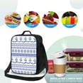 thumbnail image 4 of Balery Abstract Gondola Snowflake Caja de Almuerzo y Bolsa de Almuerzo para Hombres y Mujeres, Bolsa de Almuerzo Reutilizable con Gran Capacidad, Bolsa de Almuerzo Aislada, 4 of 7
