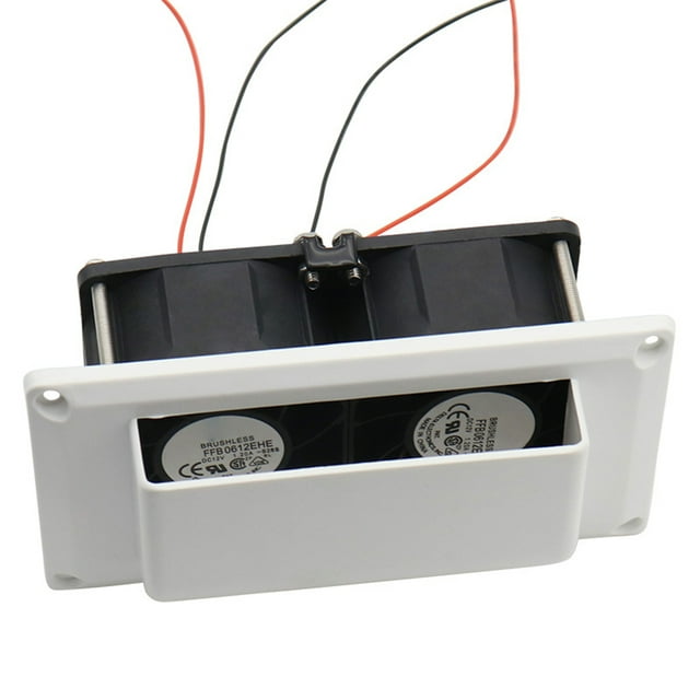 Kenally DC 12V RVs Reemplazo de ventilación lateral Vehículo Caravanas Ventilación Ventilador de escape Accesorios automotrices de bajo Herramientas eléctricas Blanco
