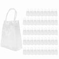 thumbnail image 2 of 50 Bolsas de Regalo PVC Transparente con Asas, Plástico Reutilizables, Bolsa Compras para Fiesta Navidad, 2 of 5