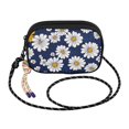 thumbnail image 2 of FORMRS Mini Crossbody Bag for Women Adjustable Rope Shoulder Casual Phone Purse, Retro Daisy Pattern, 2 of 7