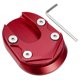 thumbnail image 1 of Unique Bargains 1 juego de almohadilla de placa de soporte de motocicleta de aleación de aluminio para Honda 125 2013-2023 con llave roja, 1 of 1