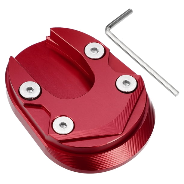 Unique Bargains 1 juego de almohadilla de placa de soporte de motocicleta de aleación de aluminio para Honda 125 2013-2023 con llave roja