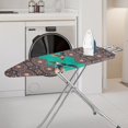 thumbnail image 2 of HELLHERO Iron Board Cover Breathable Replacement Elastic Edge 3 Fasteners Ironing Board Covers for Gifts, Hummingbirds Mandala Pattern, 2 of 5