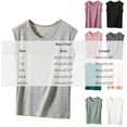 thumbnail image 3 of Antinious Ladies Crew Neck Sleeveless Solid Relaxed Style Versatile Daily Tank Tops, 3 of 5