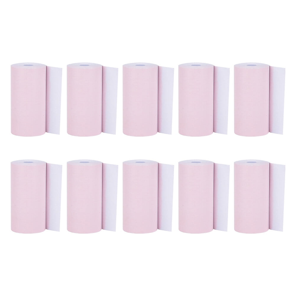 Thermal Printer Paper,10 Rolls Pink Thermal Thermal Paper Thermal Printing Paper Proven Performance