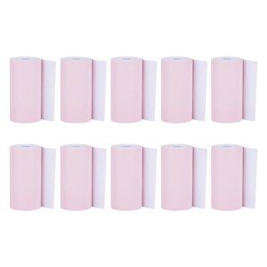 Thermal Printer Paper,10 Rolls Pink Thermal Thermal Paper Thermal Printing Paper Proven Performance
