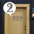 thumbnail image 4 of Placa de puerta con efecto 3D para buzón exterior de apartamento. Número de dirección. 2 C-2, 4 of 9