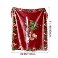 thumbnail image 3 of Hometravel Big Holiday Blanket, Extra Large Flannel Cover, Seasonal Pattern for Sofa and Bedroom Arrangements, 3 of 7