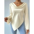 thumbnail image 4 of Womens Tops Cowl Neck Shirts Long Sleeve Teacher Clothes Office Business Dressy Casual Blouse  M, 4 of 8