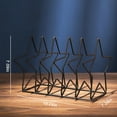 thumbnail image 3 of Up to 65% off Table Top Can Be Placed Magazine Holder File Sorter, Metal 5 Slot Desk Organizer Rack For Document, Folder, Letter And Book, Pentastar Shape Two Colors Are, 3 of 4