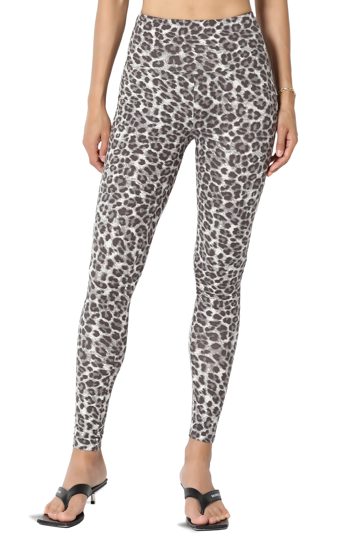 Microfiber Grey Leopard Leggings Microfiber Grey Leopard Leggings