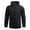 Black, variant on Lovskoo Men's Rain Jacket Trenchcoat Casual Waterproof Thin Windbreaker Slim Fitting Zipper Pocket Long Sleeve Hooded Sun Protection Outerwear Outdoor Sprinter Jacket Coat Black