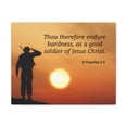 thumbnail image 5 of Scripture Walls  Good Soldier 2 Timothy 2:3 Bible Verse Canvas Christian Wall Art Ready to Hang Unframed, 5 of 17