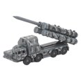 thumbnail image 2 of Vehículo de juguete con sistema de misiles 4D para armar a escala 1/72. Modelo simulado para escritorio, hogar u oficina. gris, 2 of 9
