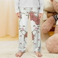 thumbnail image 2 of Hello Kitty Pajamas Pants Soft Elastic Waist PJ Bottoms Comfy Lounge Long Pants, 2 of 7