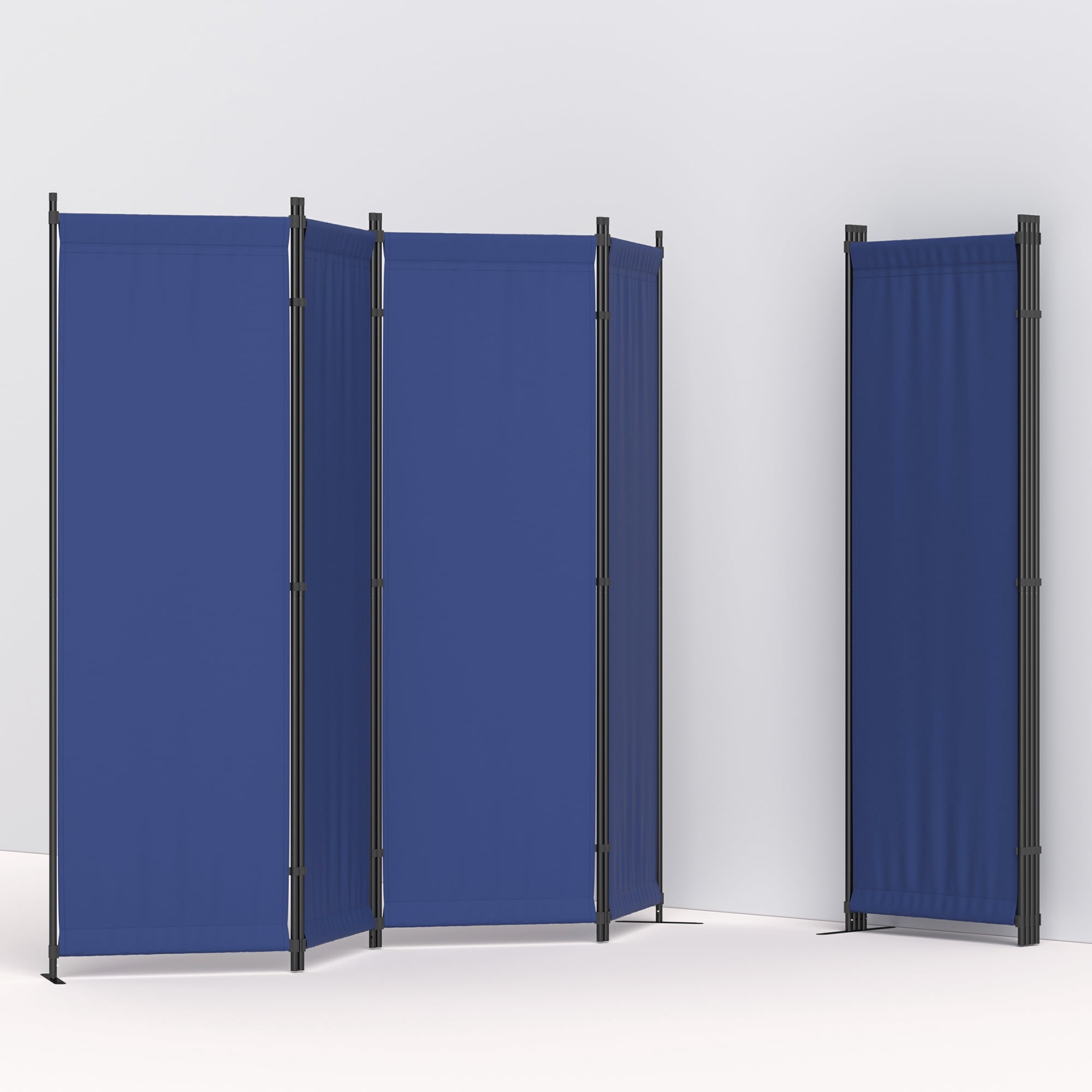 Phonjoroo Room Divider Folding Privacy Screens 4 Panel Partitions 88" Dividers Portable Separating for Home Office Bedroom Dorm Decor
