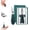 Green, variant on Eagle Beak Angled Nail Clippers, 3-Piece Sets of Wide Jaw Opening Anti-Splash Slanted Nail Clipper, Long Handle Wide Jaw Toenail Clippers for Thick Nails (Black)