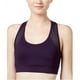 thumbnail image 2 of The Warm Up - Sujetador deportivo con correa en T para mujer, morado, talla XS, 2 of 2