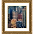 thumbnail image 1 of Yu, Liyun 12x13 Gold Ornate Wood Framed with Double Matting Museum Art Print Titled - City Life, 1 of 4