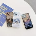 thumbnail image 3 of Beautiful Snow Mountain Moon Night Soft Phone Case Compatible with iPhone Case (Pink,iPhone 14), 3 of 8