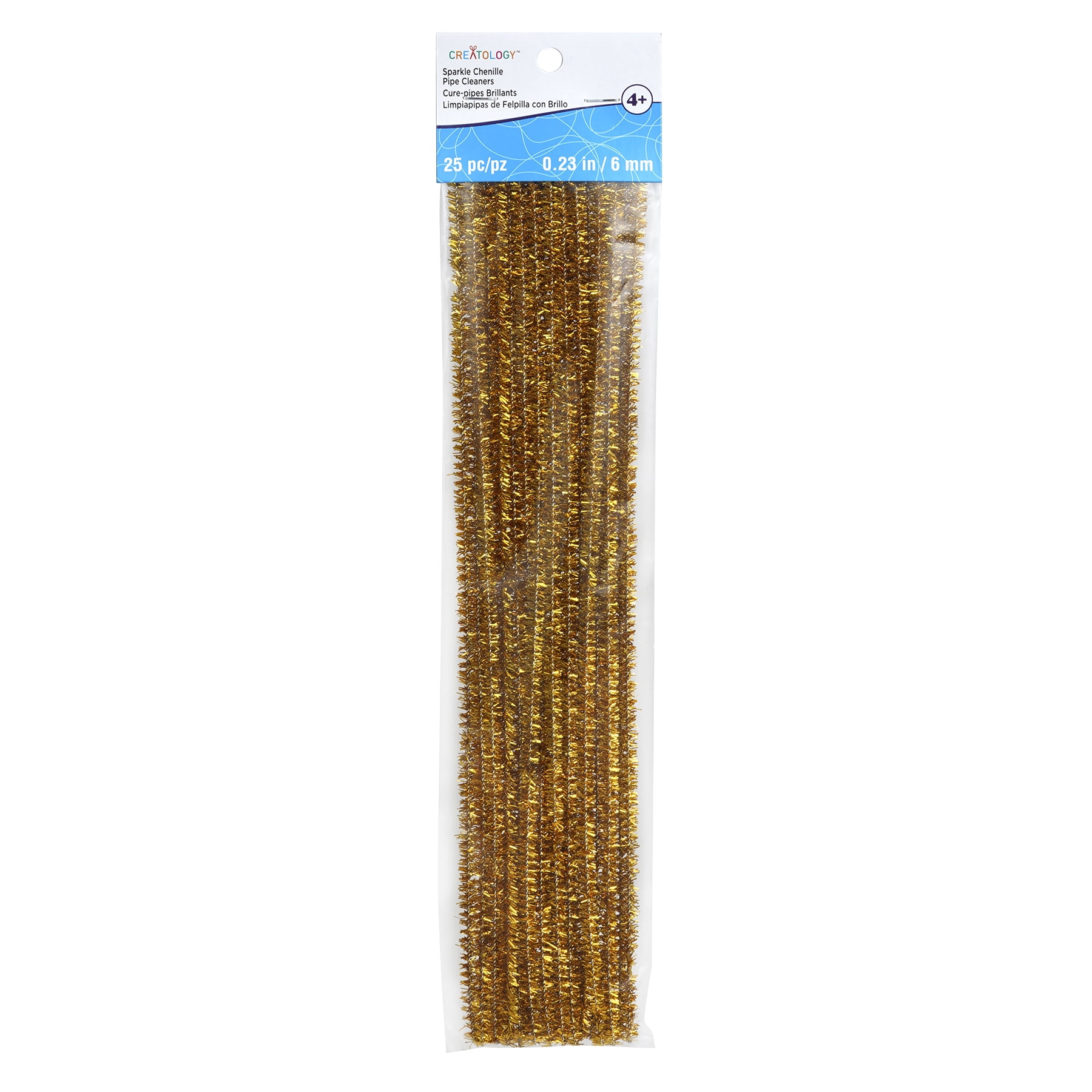 24 Packs: 25 ct. (600 total) Sparkle Chenille Pipe Cleaners by Creatology™