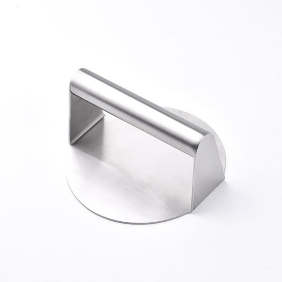 YOPTOP Presse à Burger en Acier Inoxydable, Presse à Burger Ronde de 14 cm, Trousse d'Accessoires Professionnelle pour Plaque de Cuisson pour Gril à Surface Plane, Fabricant de Galettes de Hamburger et Pression de Graisse, Facile à Nettoyer