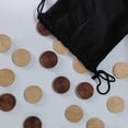 thumbnail image 4 of Baspú con piezas de ajedrez y backgammon, marrón oscuro/natural, 4 of 6