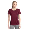 thumbnail image 1 of Sport-Tek ®  Ladies Heather Contender   Scoop Neck Tee. Lst360 4Xl Cardinal Heather, 1 of 1