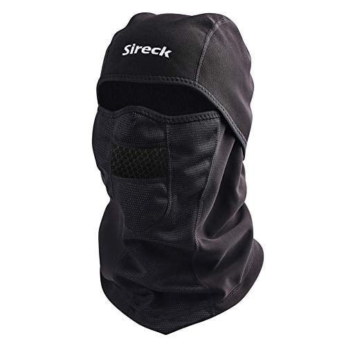 Windproof Ski Mask Men Women Thermal Fleece Mask for Skiing Cycling Motorcycle Black CbRSPORTS Cold Weather Balaclava 