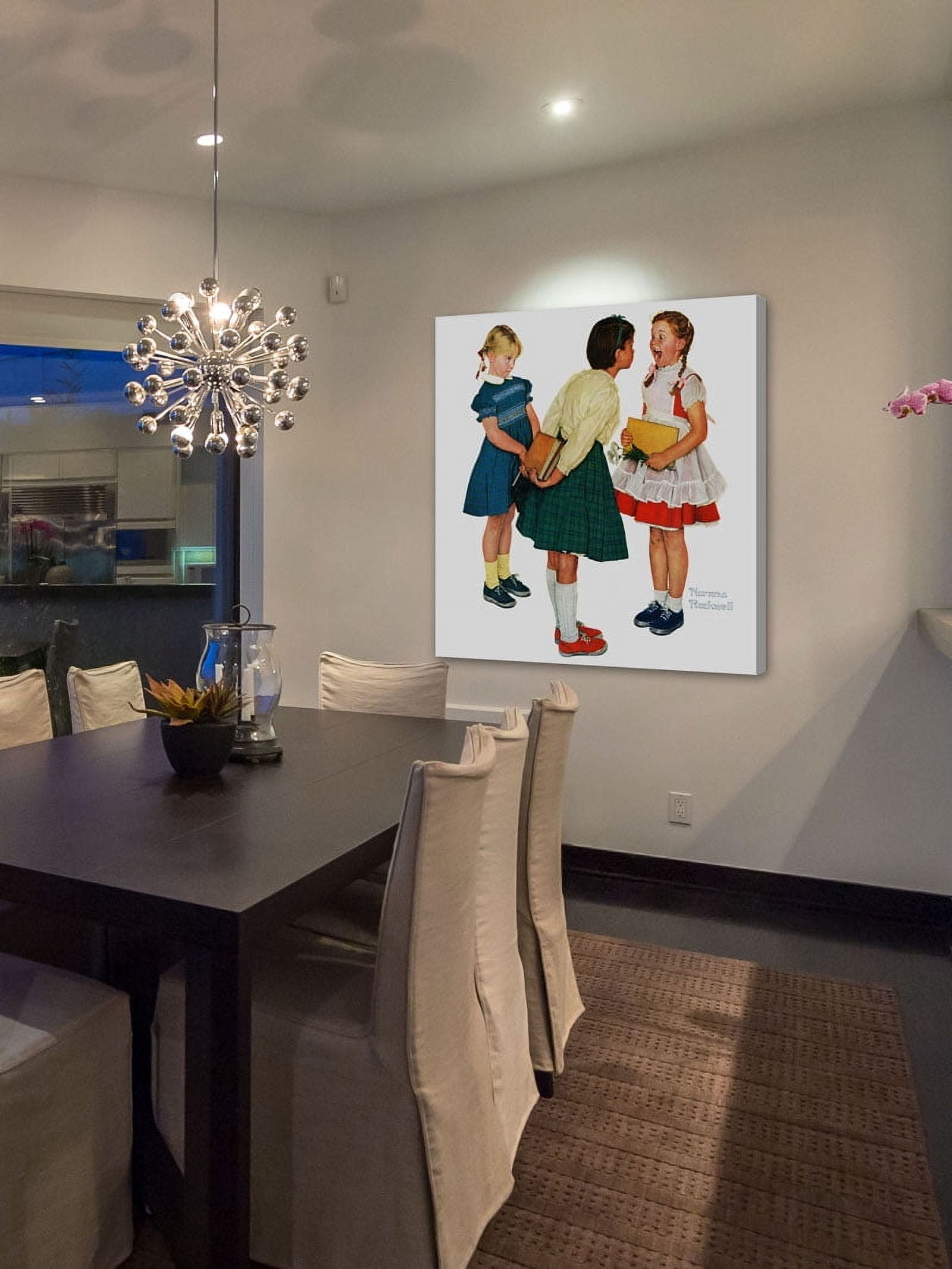 Marmont Hill "Missing Tooth" by Norman Rockwell Painting Print on Canvas