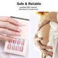 thumbnail image 4 of Reusable 12-Piece ABS Fake Nail Kit with 12 Sizes - Waterproof, Safe, DIY Manicure Tools Including Gel Pads, File, Stick & Wipe - Professional/Home Use F648-7, 4 of 6