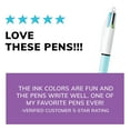 thumbnail image 7 of BIC 4-Color Fashion Ballpoint Pens, Medium Point (1.0mm), 2-Count Pack, 7 of 7
