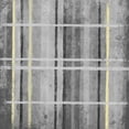 thumbnail image 3 of Grey, Jace 12x12 Black Modern Framed Museum Art Print Titled - YG Stripes, 3 of 5