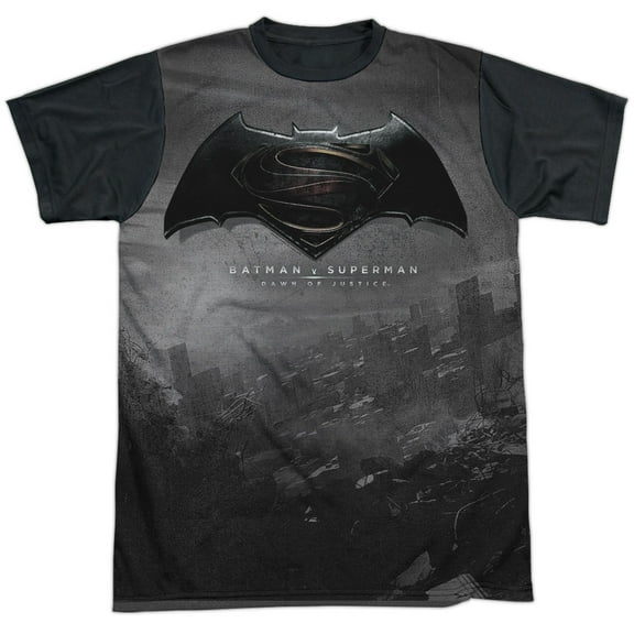Batman Vs Superman Logo City Mens Sublimation Shirt