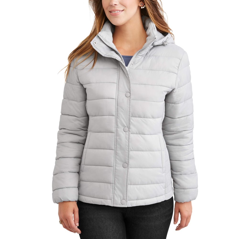 Time and Tru Time and Tru Women's Hooded Puffer Jacket